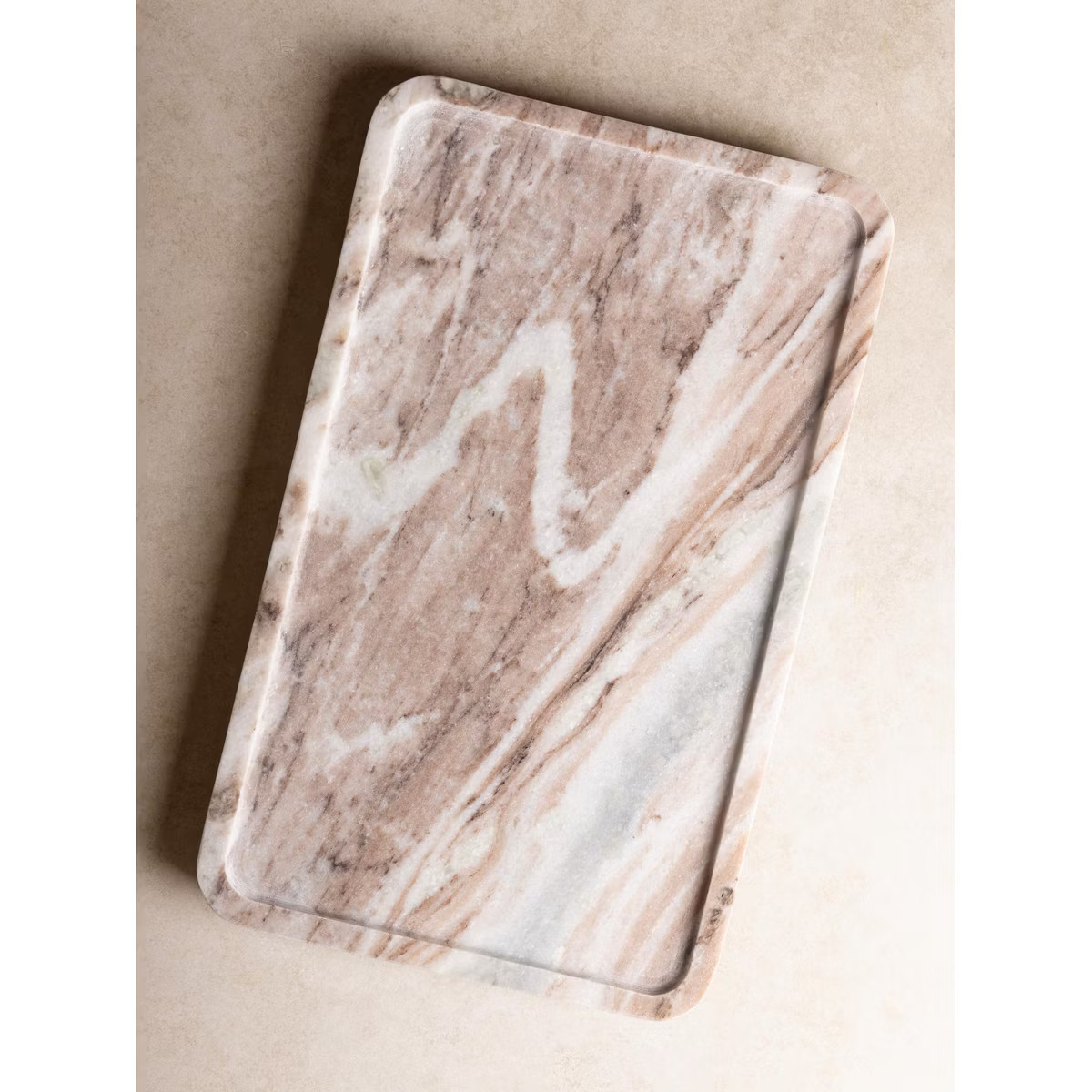 Clover Beige Marble Tray | Target