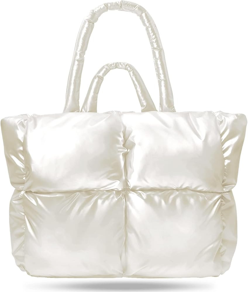 VINMIWE Puffer Tote Bag, Extra Large Luxury Bags for Women Unicloud Puffy Shoulder Quilted Handba... | Amazon (US)