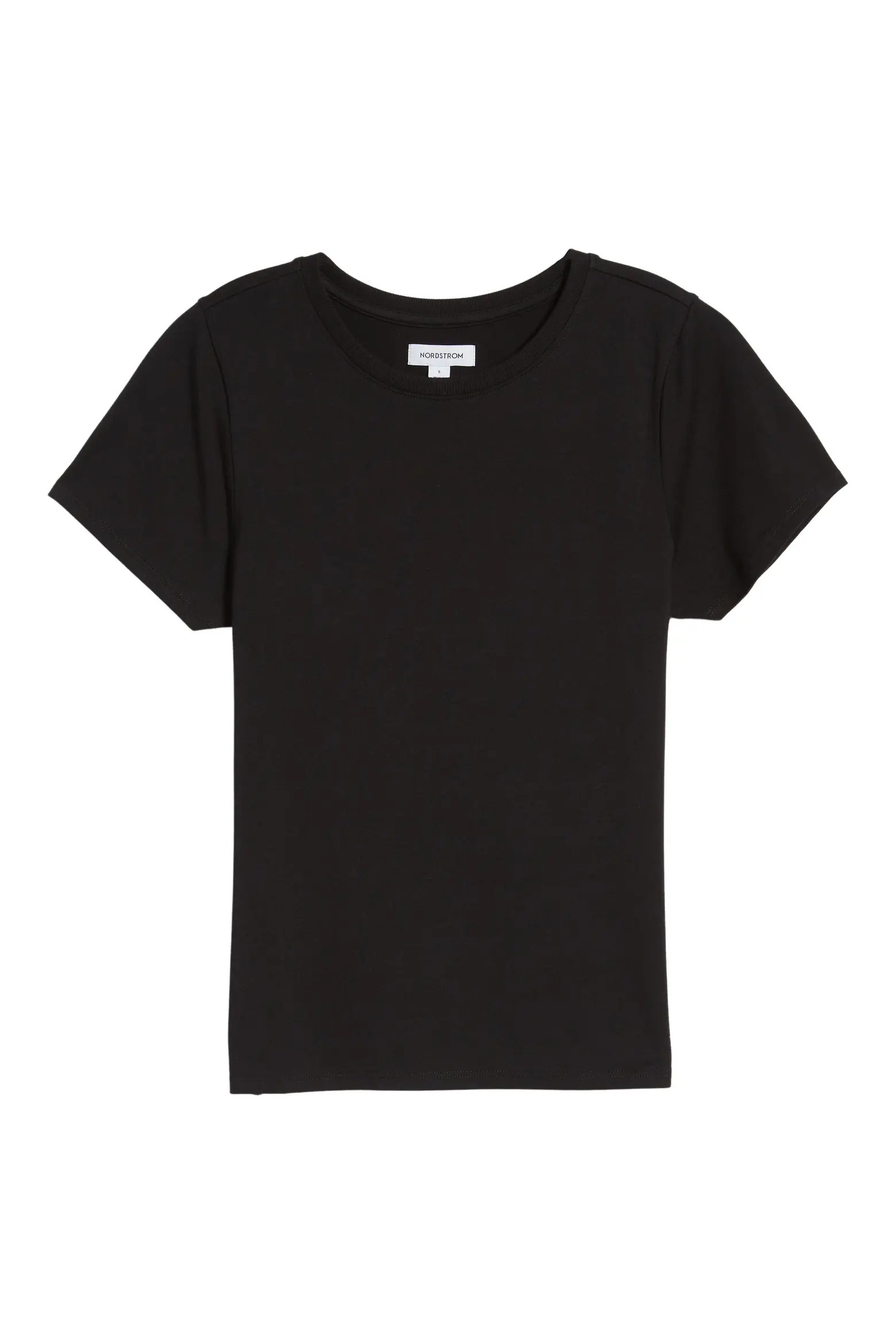 Pima Cotton Blend Crewneck T-Shirt (Women) | Nordstrom | Nordstrom