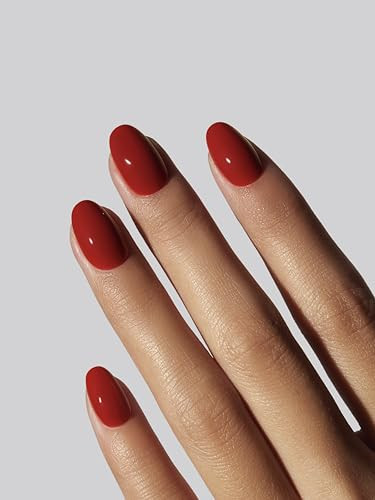 Celebritips Press On Nails - Salon U-ltimate™ | Red Red, Extra Short Round Nails, Reusable | 16 sizes - 32 Nails Kit with Glue and Sticky Tabs | Amazon (US)