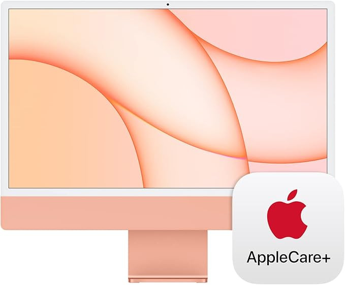 2021 Apple iMac (24-inch, Apple M1 chip with 8‑core CPU and 8‑core GPU, 8GB RAM, 256GB) - Ora... | Amazon (US)