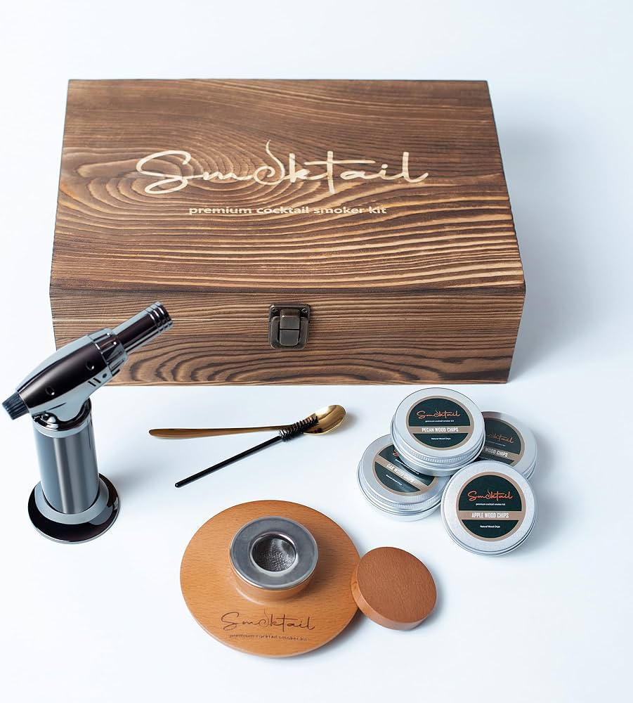 Smoker Kit Vintage Enhanced Box by Smoktail - Bourbon Smoker Kit - Experience The Perfect Blend o... | Amazon (US)
