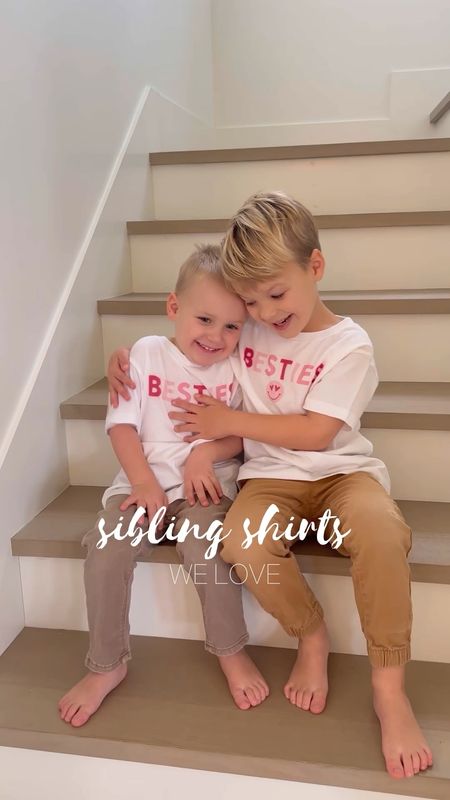 matching sibling shirts 🥹 

#LTKbaby #LTKfamily #LTKstyletip