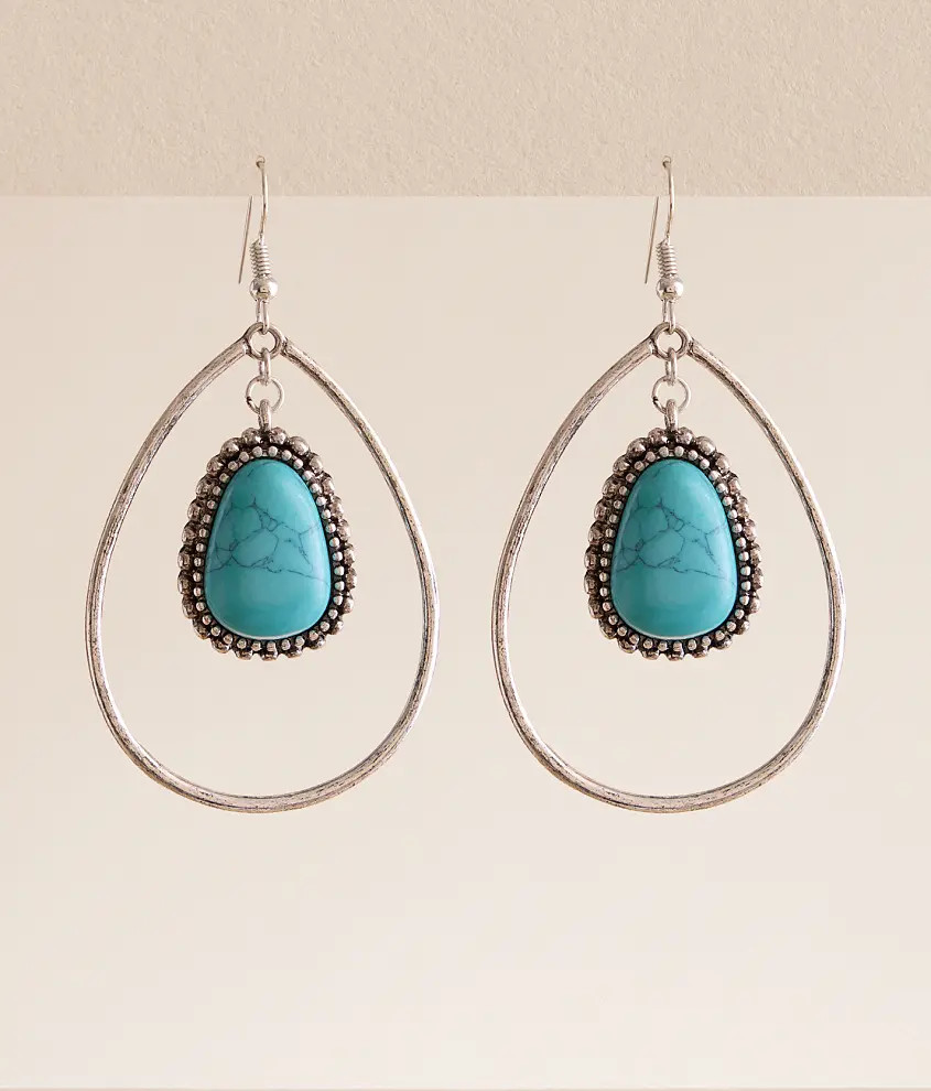 Turquoise Teardrop Earring | Buckle