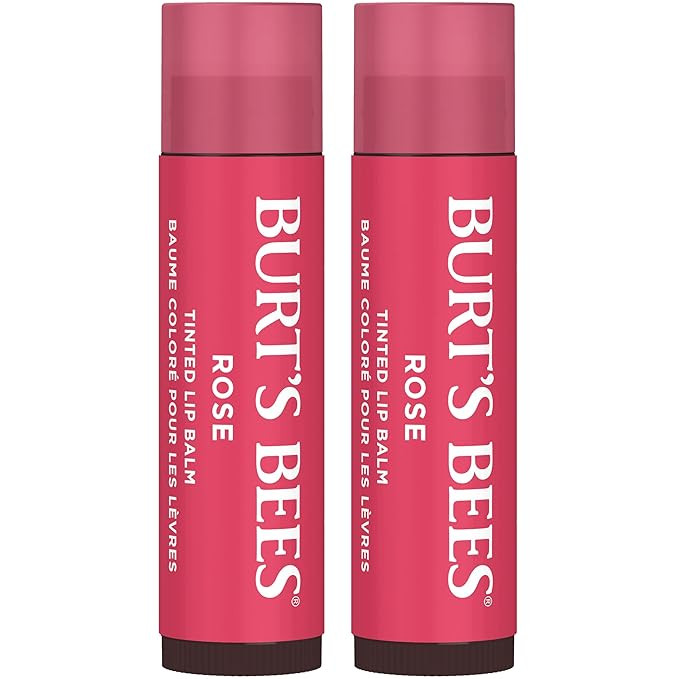 Burt's Bees Lip Tint Balm, Mothers Day Gifts with Long Lasting 2 in 1 Duo Tinted Balm Formula, Co... | Amazon (US)