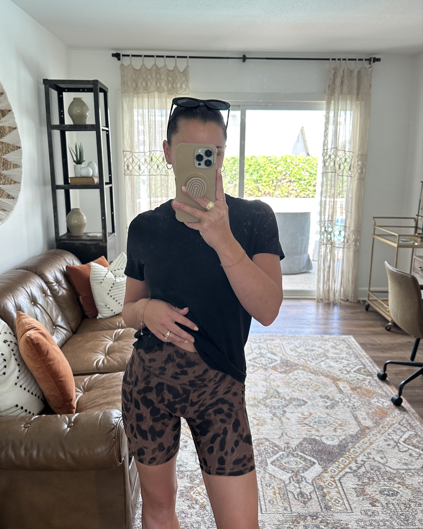 cheetah print biker shorts > & a plain black Tee! 🫶🏽

#LTKPetite #LTKFallSale #LTKFindsUnder50
