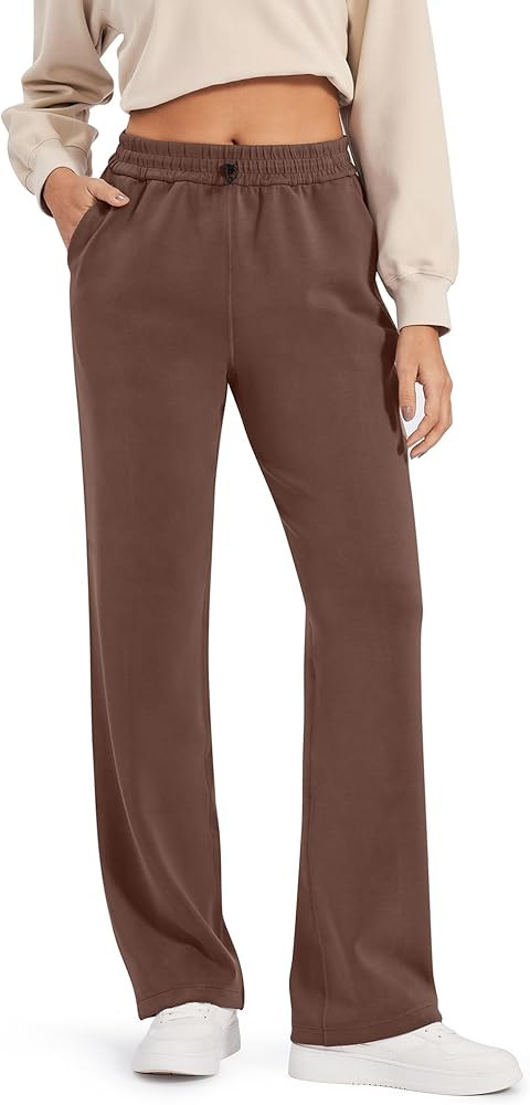 G4Free Smoofit Modal Soft Wide Leg Sweatpants Yoga Pants with Pockets Drawcord Casual Lounge Pant... | Amazon (US)