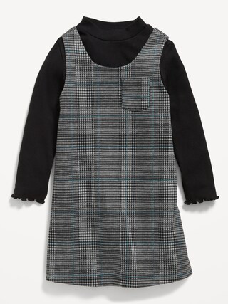 Sleeveless Printed Dress &amp; Rib-Knit T-Shirt Set for Toddler Girls | Old Navy (US)