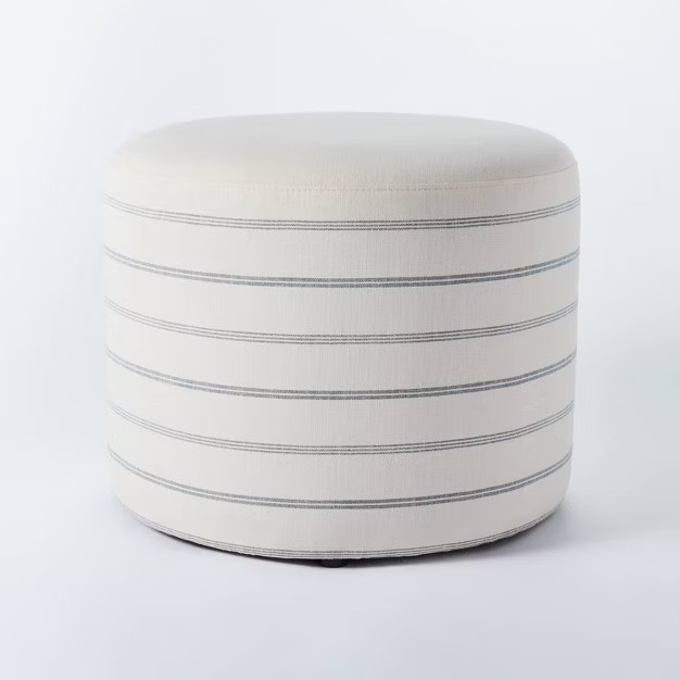 Lynwood Upholstered Round Cube - Threshold™ designed with Studio McGee | Target