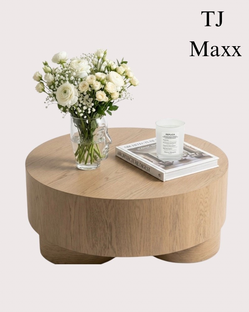 Round coffee table on sale at TJ Maxx, modern, brunch, coastal, living room, office, bedroom.

#LTKSaleAlert #LTKHome