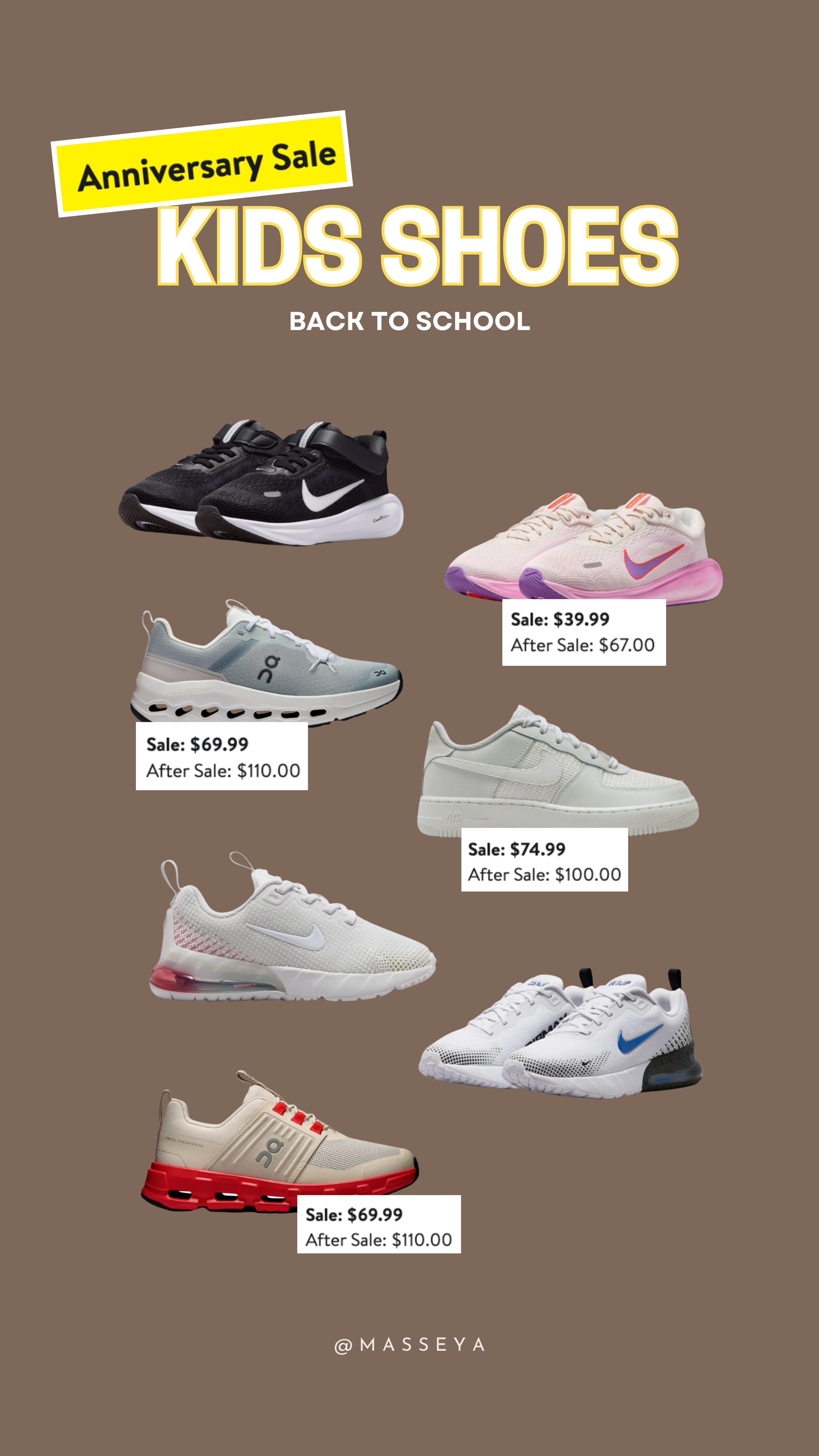 nordstrom anniversary sale is here. rounded up these kids shoes - it's the perfect time to stock up for back to school.

kids back to school shoes, nike, on cloud, kids running shoes, back to school kids 

 #LTKSeasonal #LTKKids