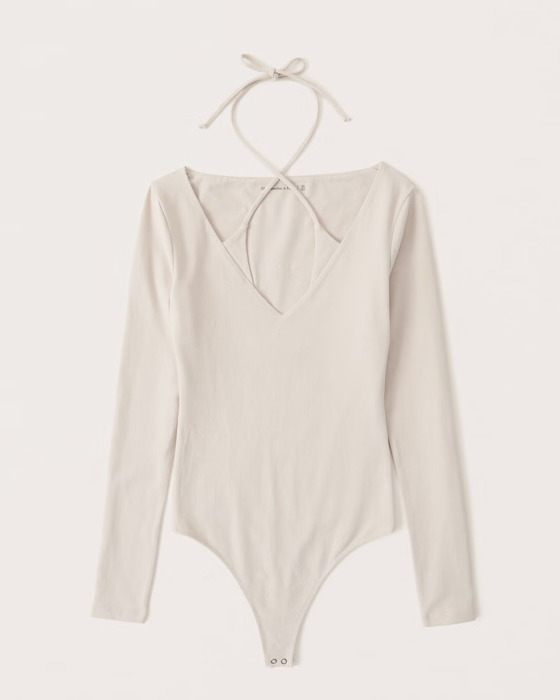 Multiway Cotton Seamless Fabric Bodysuit | Abercrombie & Fitch (US)