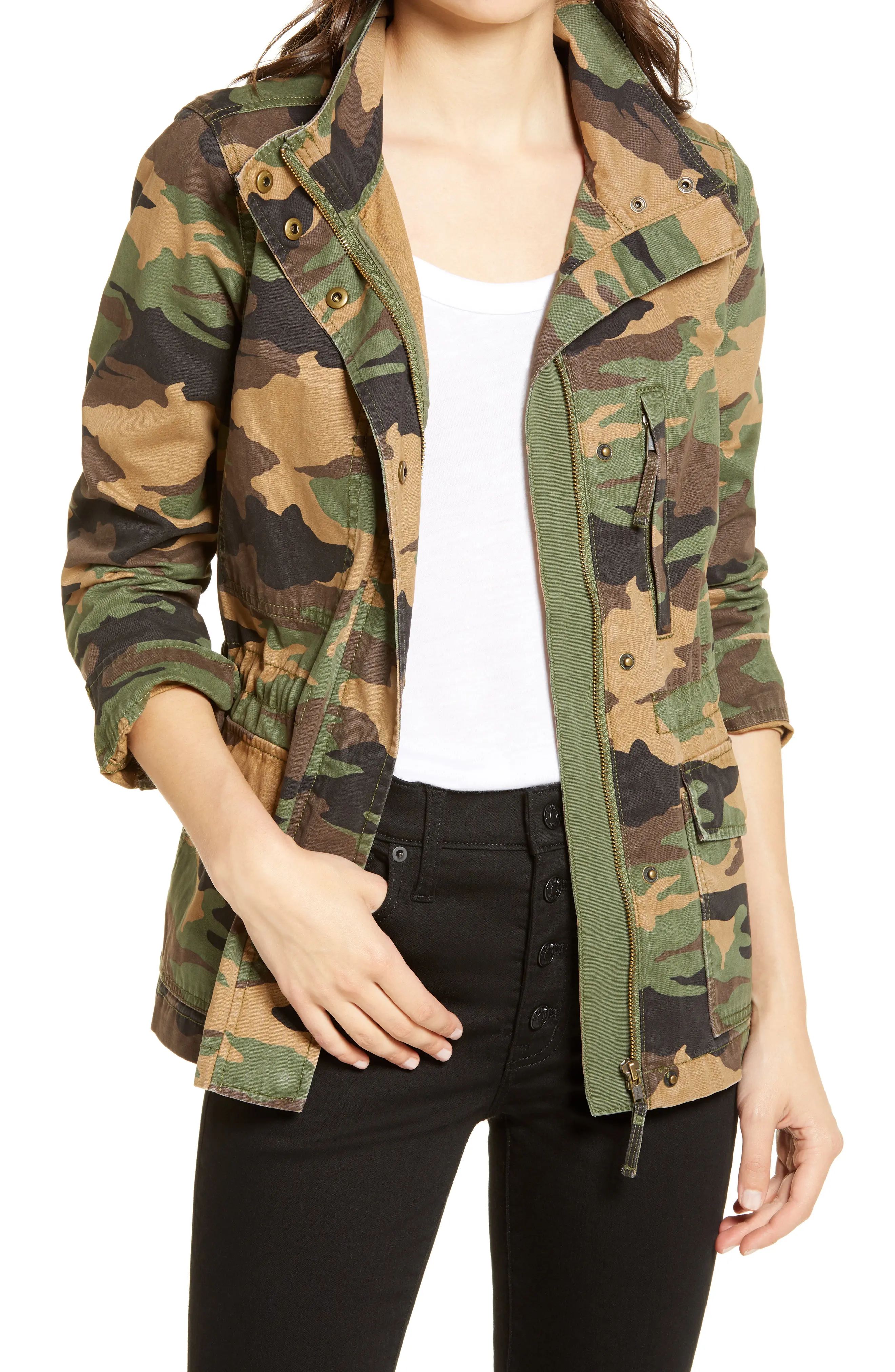 Women's Madewell Dispatch Camo Jacket, Size Small - Green | Nordstrom