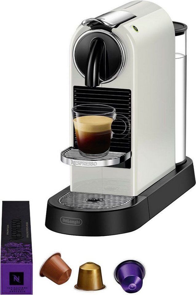 Nespresso Kapselmaschine CITIZ EN 167.W von DeLonghi, White, inkl. Willkommenspaket mit 7 Kapseln | OTTO (DE)