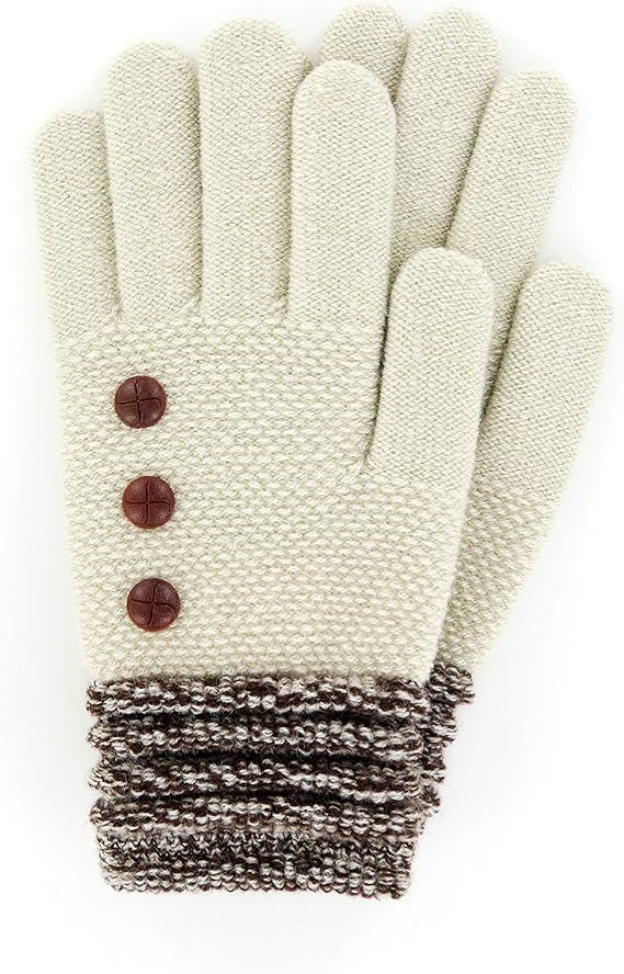 Britt’s Knits Ultra-Soft Stretch Knit Women’s Warm Winter Gloves | Amazon (US)