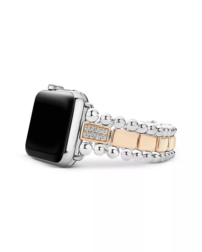 Smart Caviar 18K Rose Gold & Sterling Silver Single Diamond Apple™ Watch Bracelet, 38-44mm | Bloomingdale's (US)