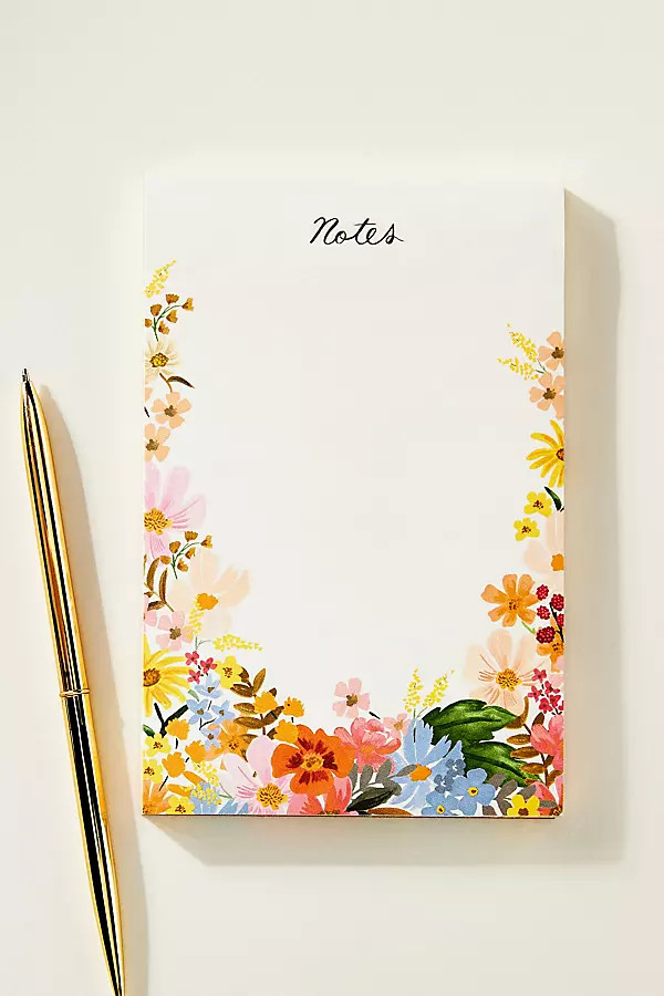 Rifle Paper Co. Marguerite Notepad By Rifle Paper Co. in White | Anthropologie (US)