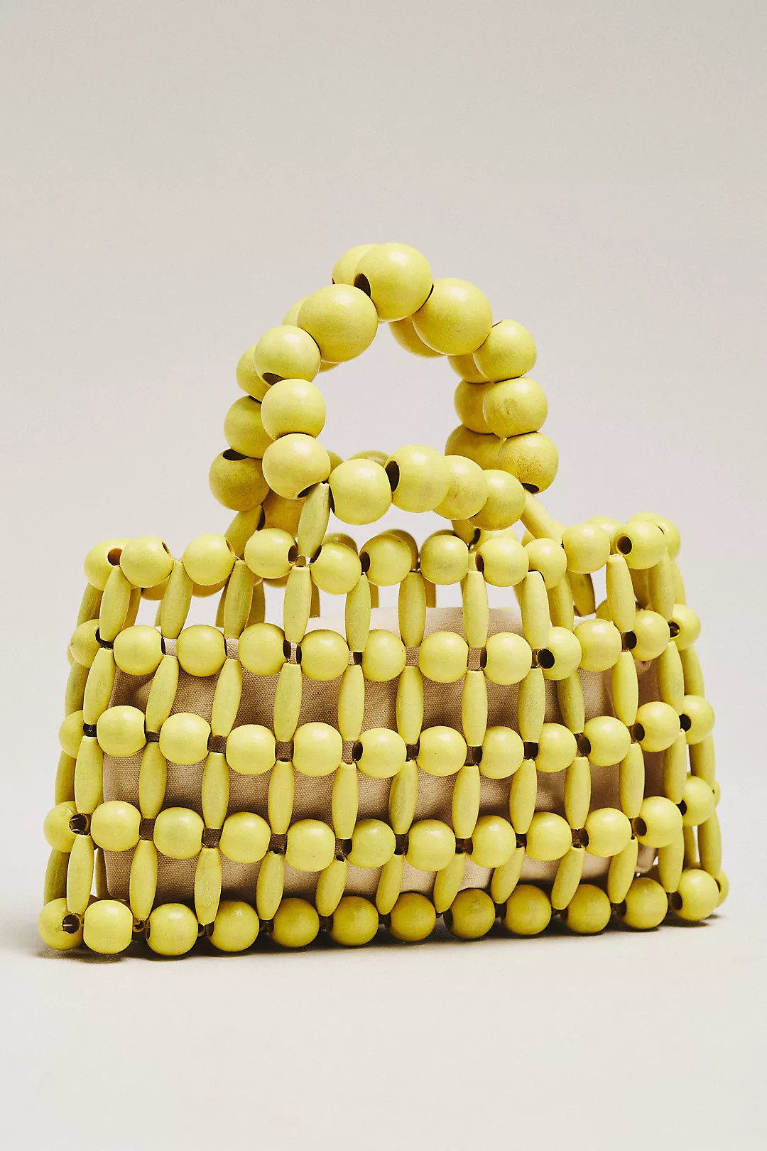 Wood Bead Top-Handle Mini Satchel | Anthropologie (US)