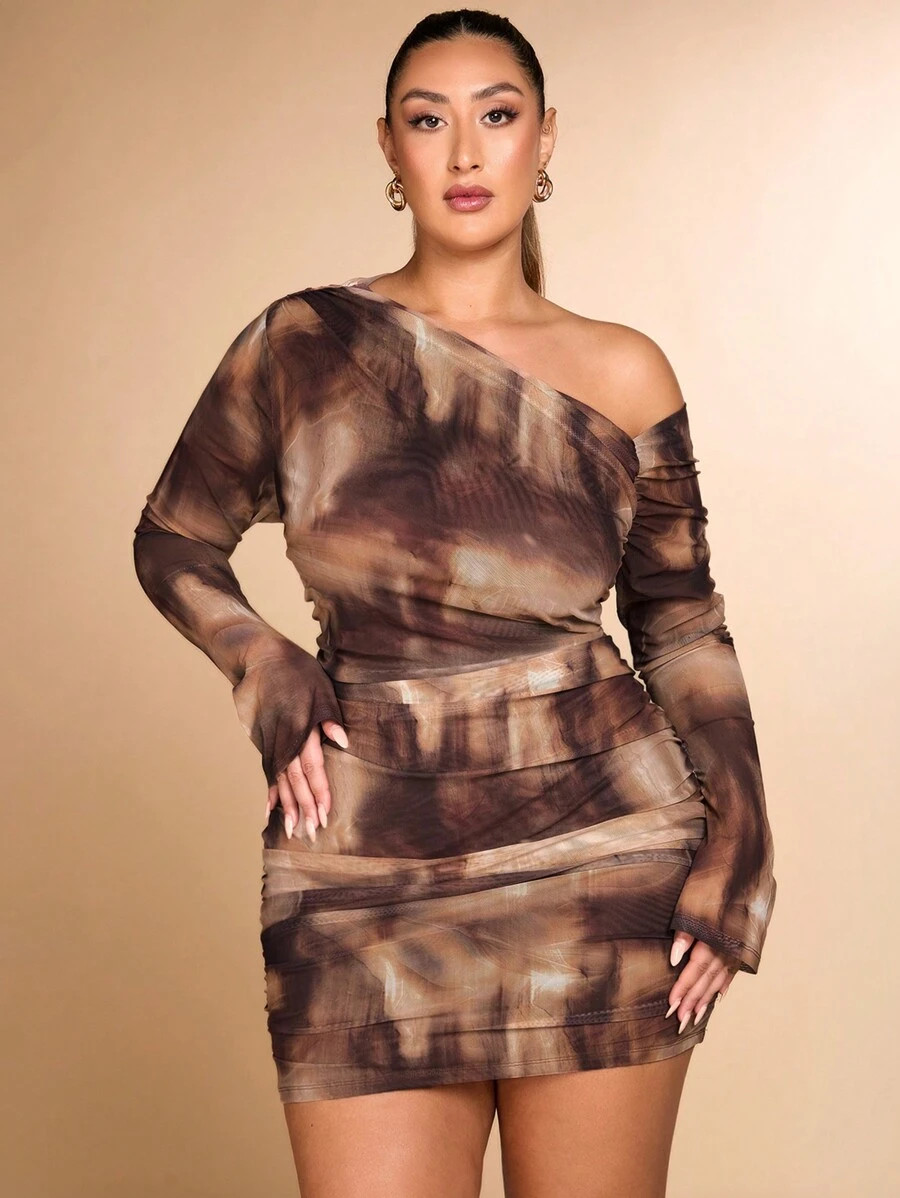 SHEIN BAE Plus-Size Women's Elegant Big Women's Daily Dating Outing Autumn And Winter Versatile A... | SHEIN