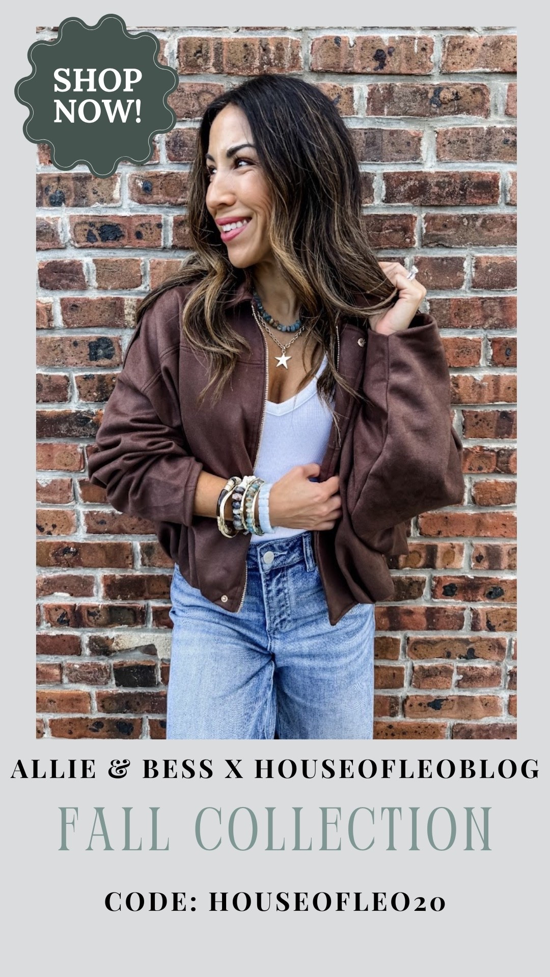 Code HOUSEOFLEO20. My fall jewelry collection is live! Fall jewelry, beaded bracelets, star necklace. Bracelet stack.