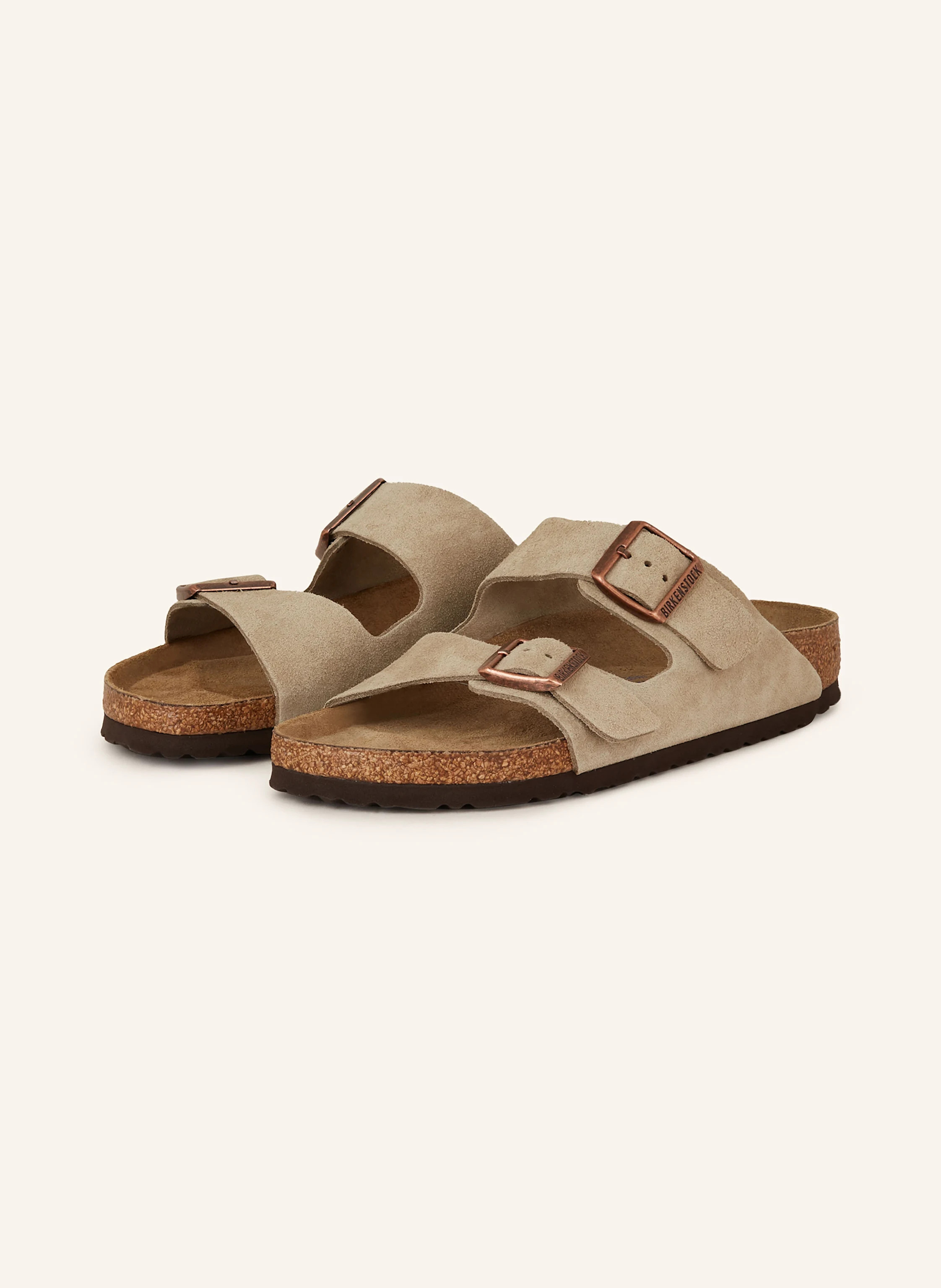 BIRKENSTOCK Pantoletten ARIZONA in taupe | Breuninger (DACH)