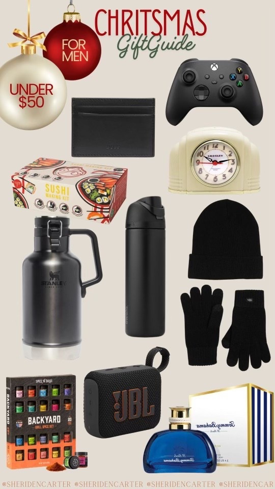 GIFT GUIDE!!! Gift for men under 50$!!!!

#LTKHoliday #LTKGiftGuide #LTKMens