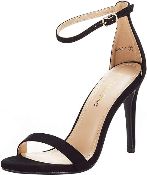 DREAM PAIRS Women's Karrie High Stiletto Pump Heeled Sandals | Amazon (US)