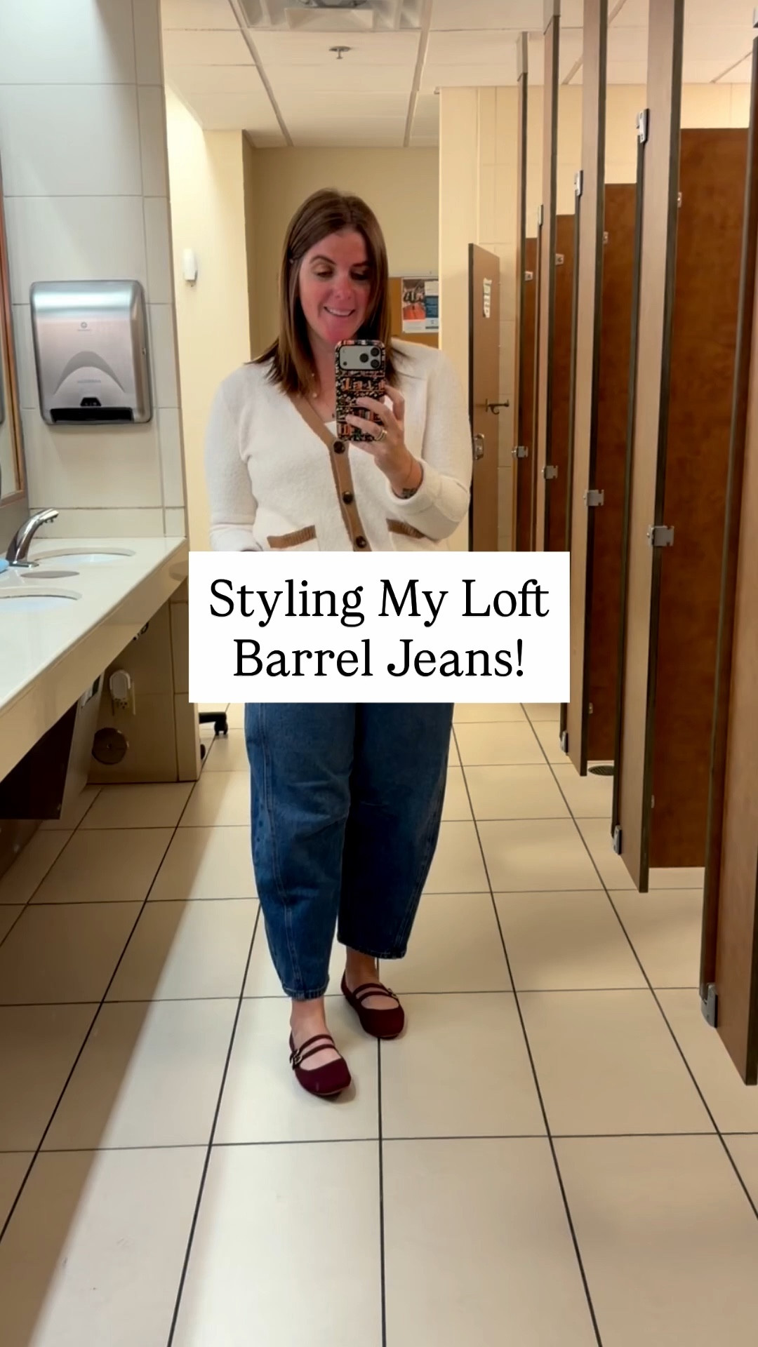 Loft Barrel Jeans! 

I styled these jeans for work and love how this outfit turned out! I am wearing a petite in the jeans, but they do run TTS (size up for petites). The sweater is old, but I will link similar. 

What do you think?? Would you rock this look? 

#LTKMidsize #LTKSaleAlert #LTKootd