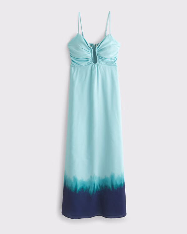 Bra-Free Hardware Maxi Dress | Abercrombie & Fitch (US)