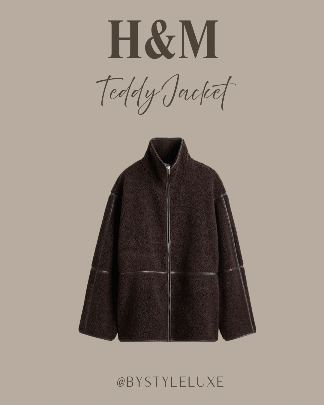 H&M Teddy Jacket - new in brown teddy jacket for £37.99. Cosy and casual inspo

#teddyjacket #autumnoutfit #jacket

#LTKautumn #LTKstyletip #LTKuk