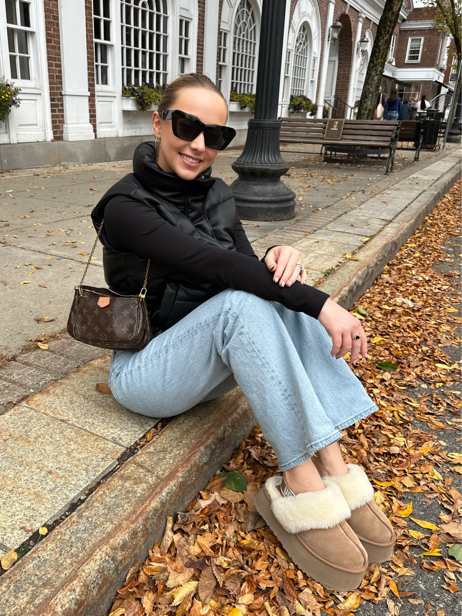 Fall outfit, wearing my new favorite jeans from Abercrombie! And the vest is also a new favorite. Perfect for fall transitions. 

Abercrombie has a sale going on right now, too!

#LTKSeasonal #LTKsalealert #LTKfindsunder100