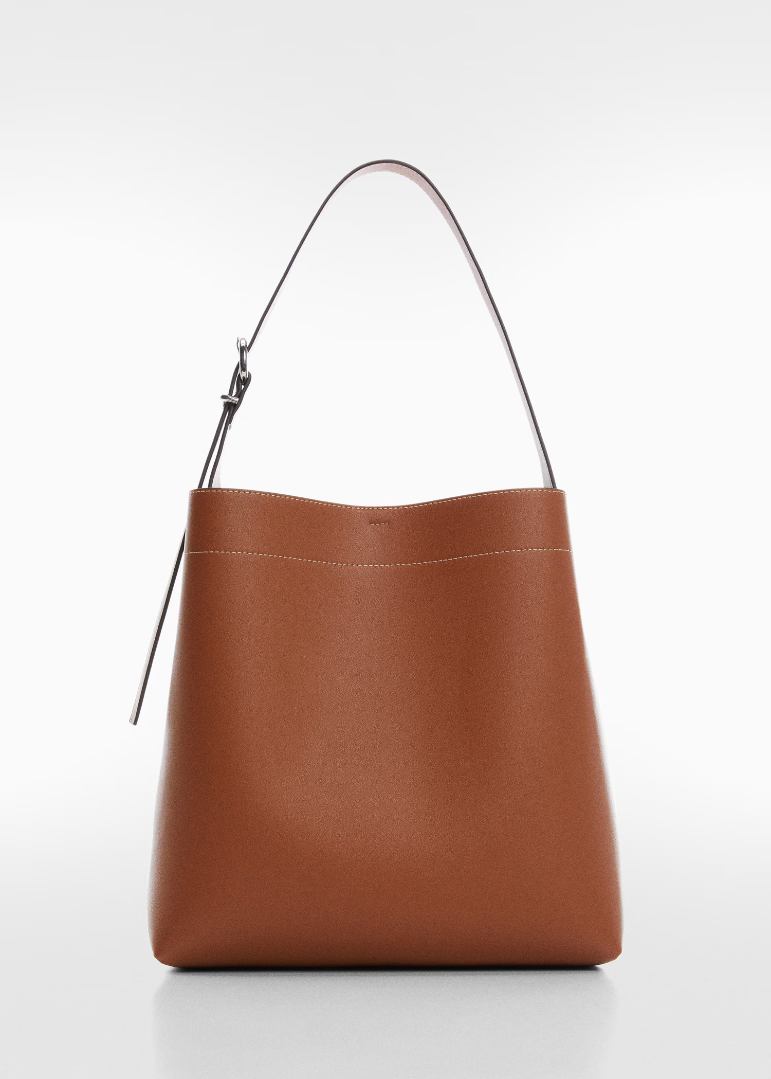 Short handle shopper bag | MANGO (US)