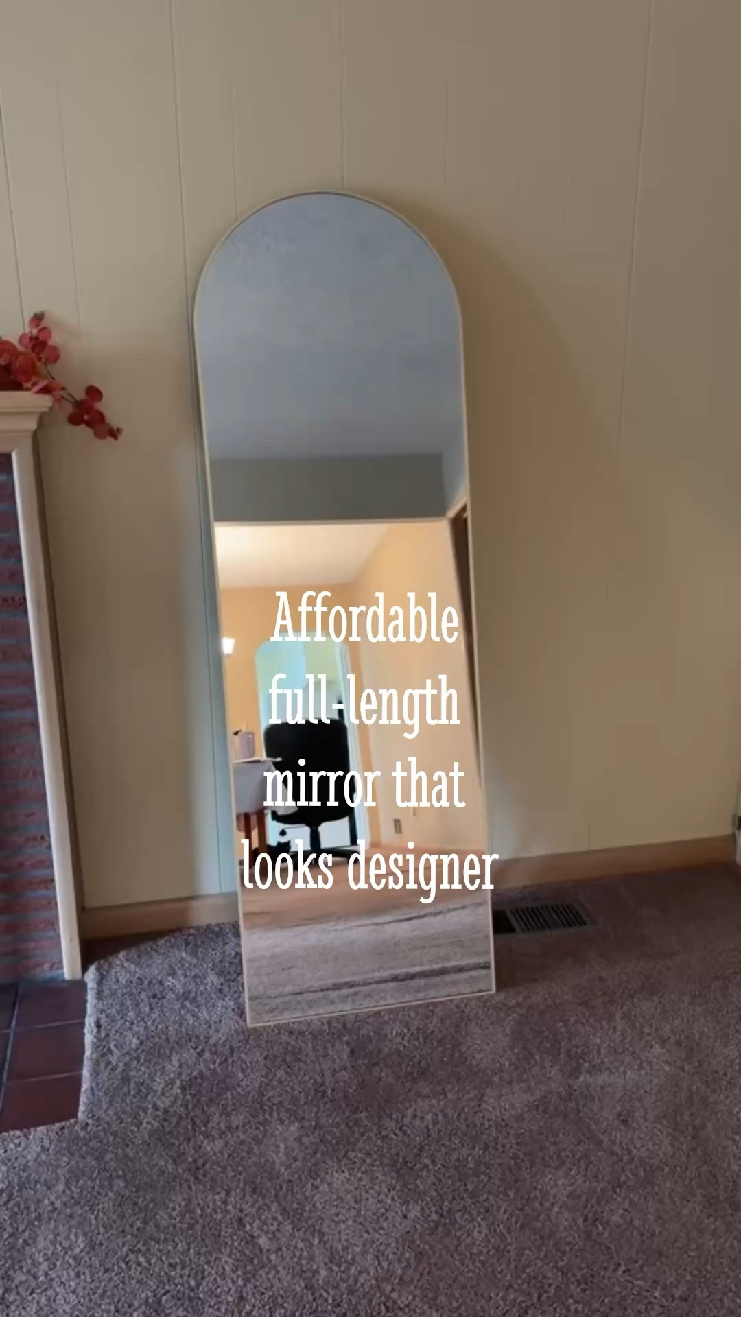 This full length mirror looks high end without the high price. A perfect home upgrade or holiday gift.

#LTKGiftGuide #LTKCyberWeek #LTKHome