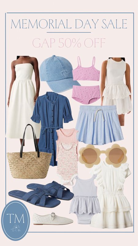 Gap Memorial Day weekend sale 50% off tees, tanks, shorts & dresses . My fave picks for mom and daughter 



#LTKSwim #LTKKids #LTKFamily