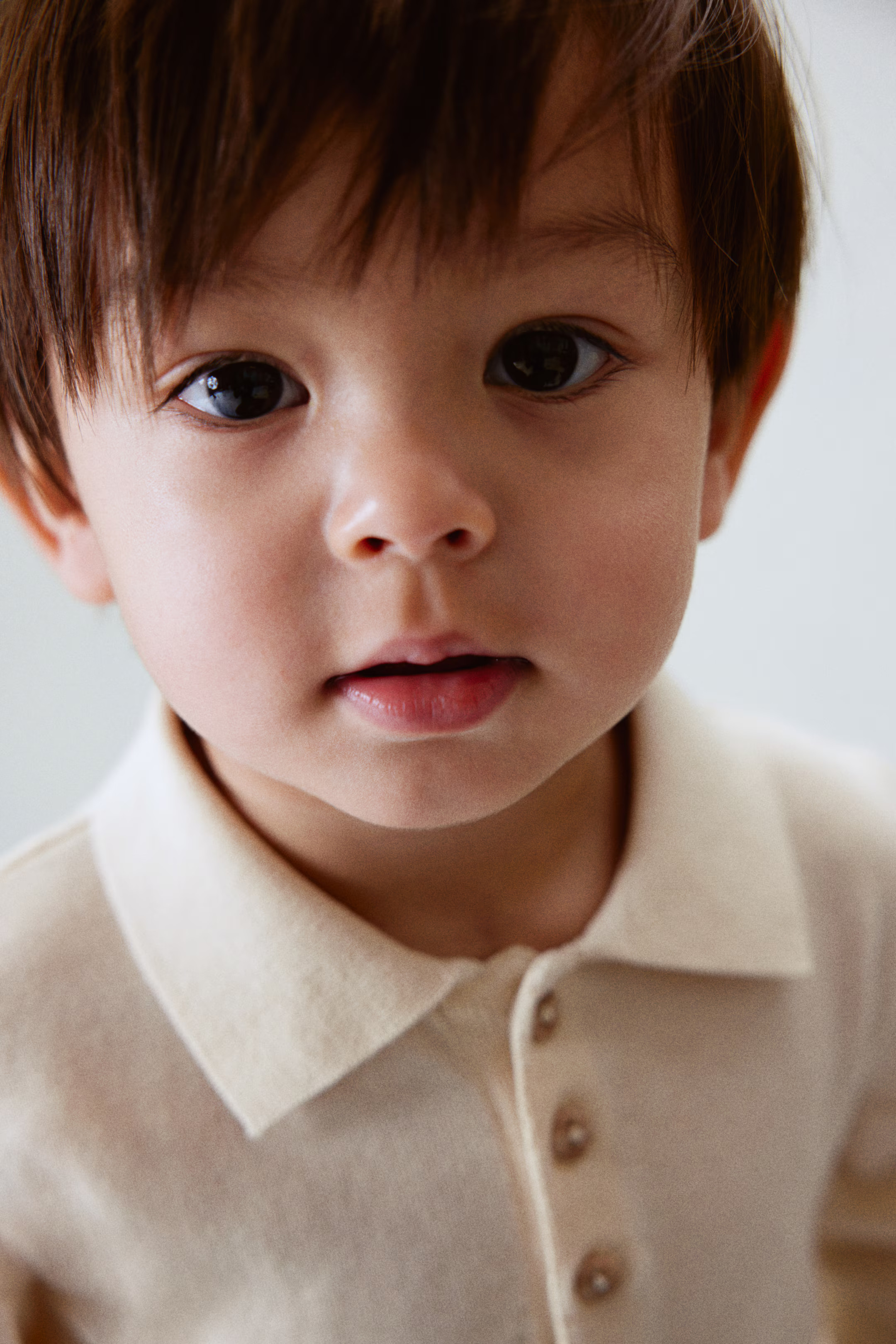 Silk-Blend Polo SweaterNot saved to favorites$29.99Color:CreamSelect size  6M (4-6M)    9M ... | H&M (US + CA)