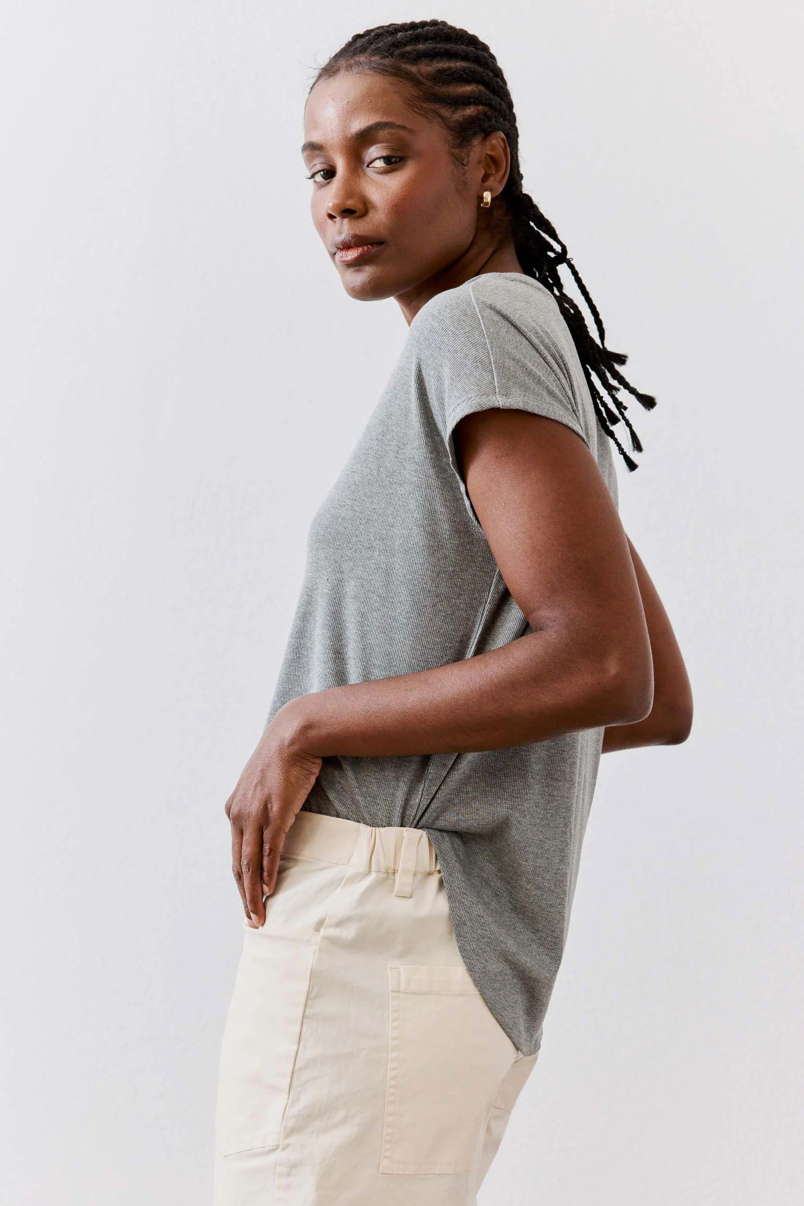 The Ribbed Tuck-In Tee | Ruti