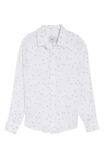 Women's Rails Sydney Star Linen Blend Shirt | Nordstrom