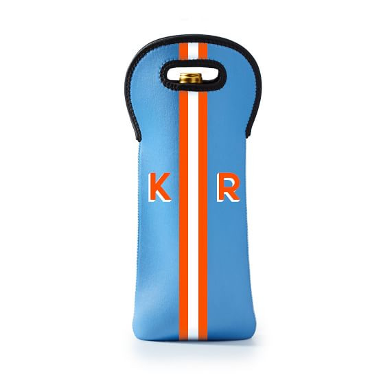 Neoprene Wine Tote, Printed | Mark and Graham | Mark and Graham