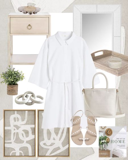 Light and airy home and fashion! This is the perfect mix for a neutral lover! 

Fashion, dress, summer fashion, neutral fashion, white dress, neutral home, home decor, abstract art, white bag, sandals, coffee table book, link, faux plant, mirror, nightstand, bedroom, living room, book case decor



#LTKFind #LTKhome #LTKstyletip