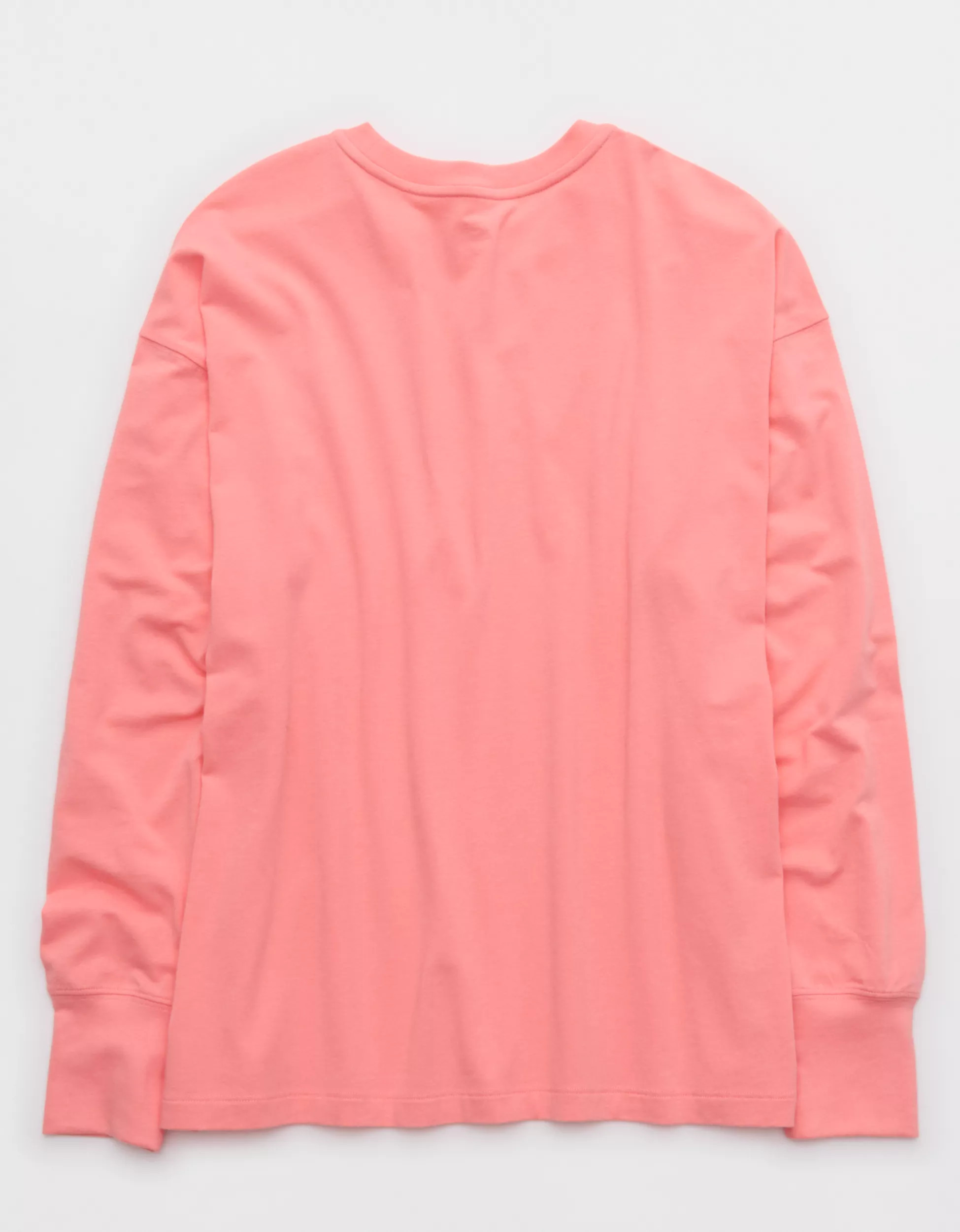 OFFLINE By Aerie Let's Stretch Long Sleeve Boyfriend T-Shirt | Aerie