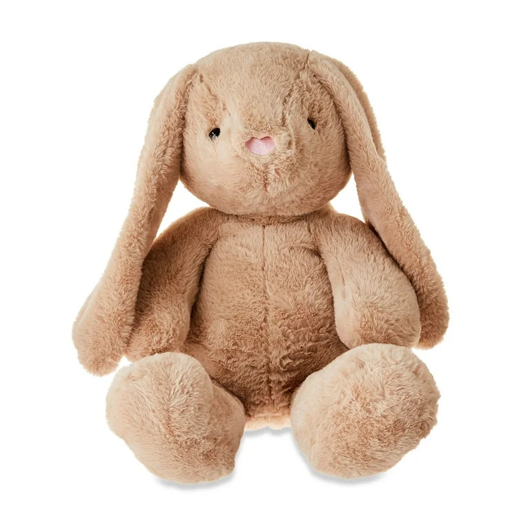 Easter Large Soft Tan Bunny Plush, 25 in, by Way To Celebrate | Walmart (US)