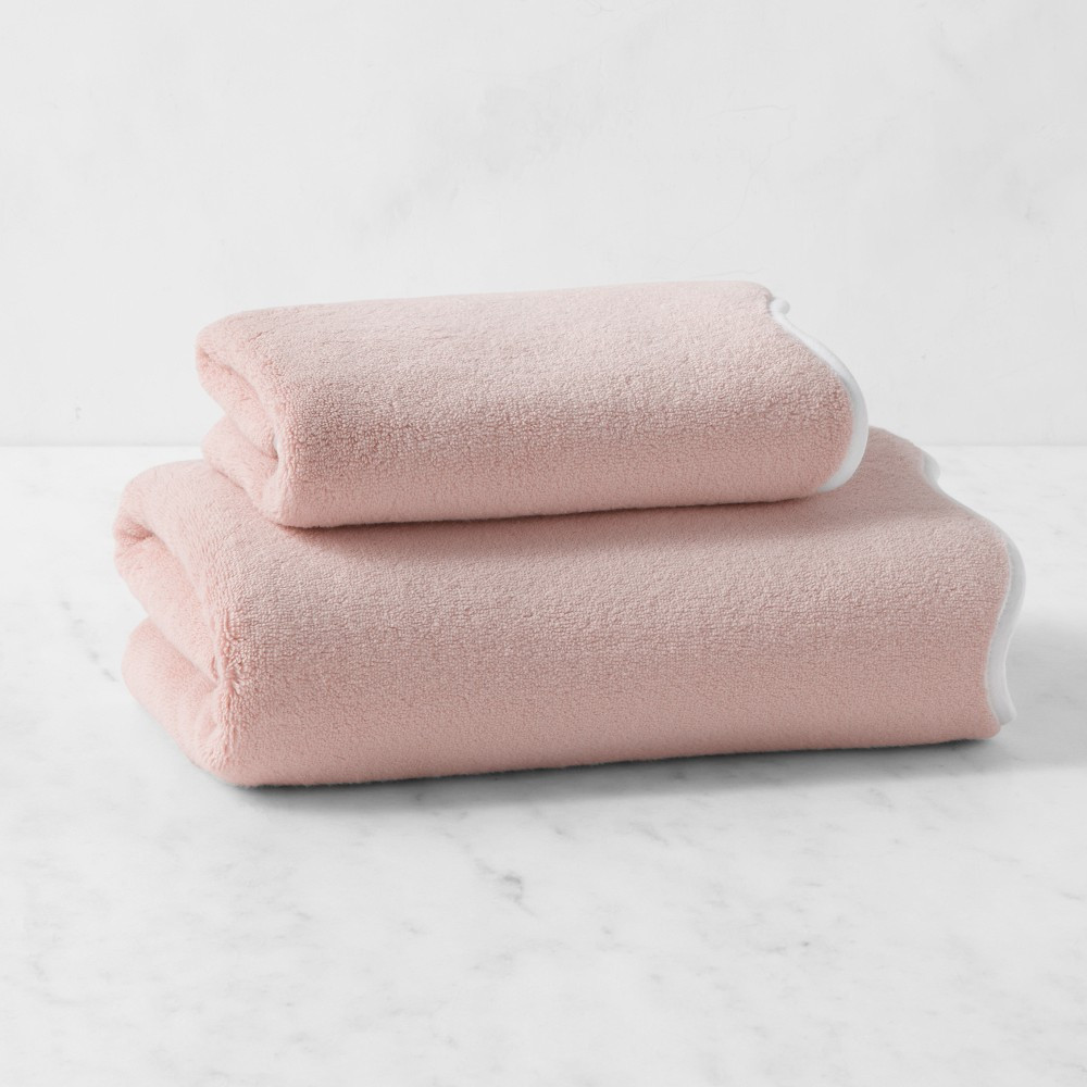 AERIN x Williams Sonoma Home Scallop Bath Towel Collection | Williams-Sonoma