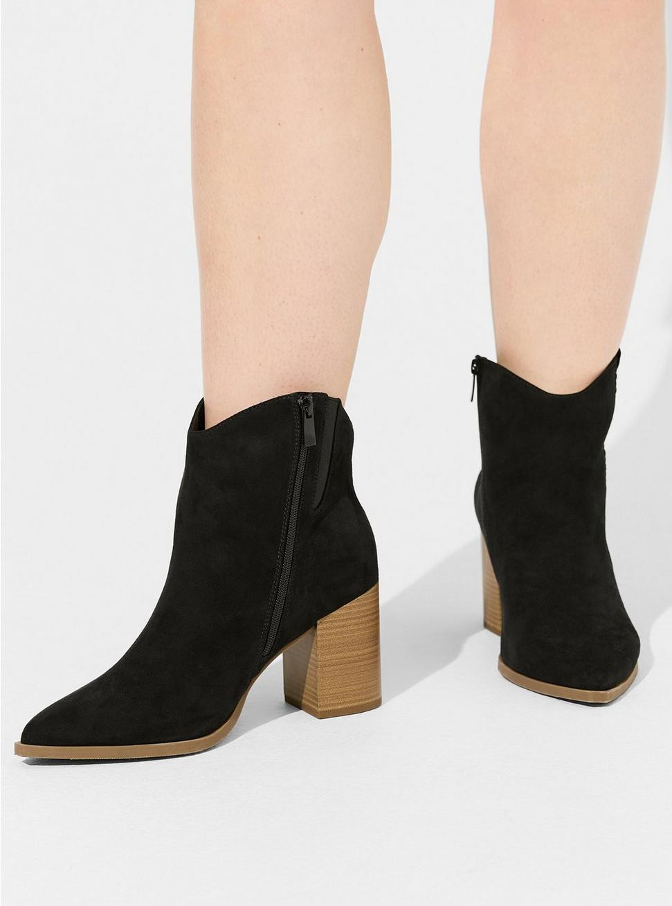 Lattice Heeled Western Bootie (WW) | Torrid (US & Canada)