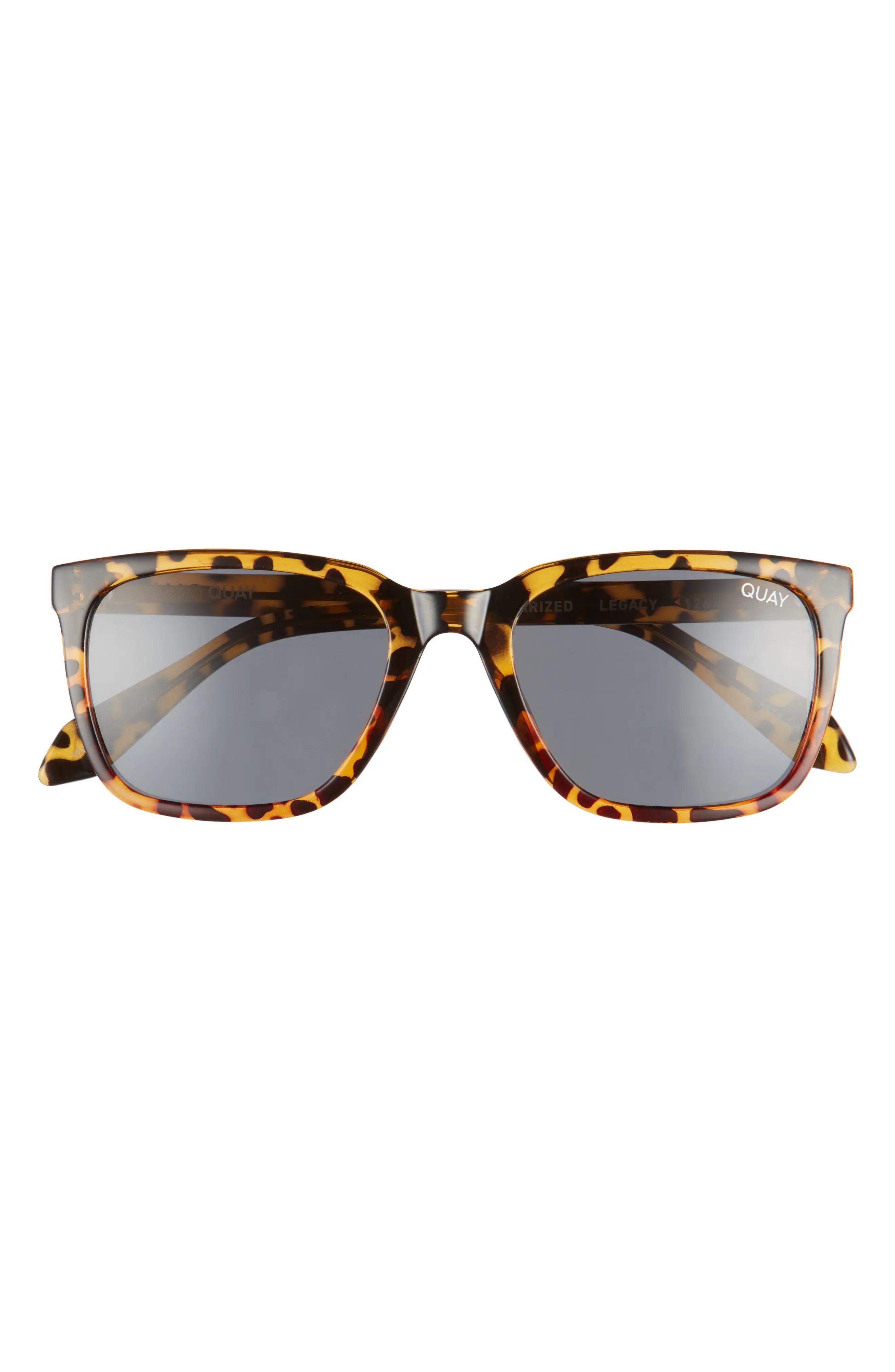 Men's Quay Australia Legacy 55mm Sunglasses - Yellow Tort/ Smoke | Nordstrom