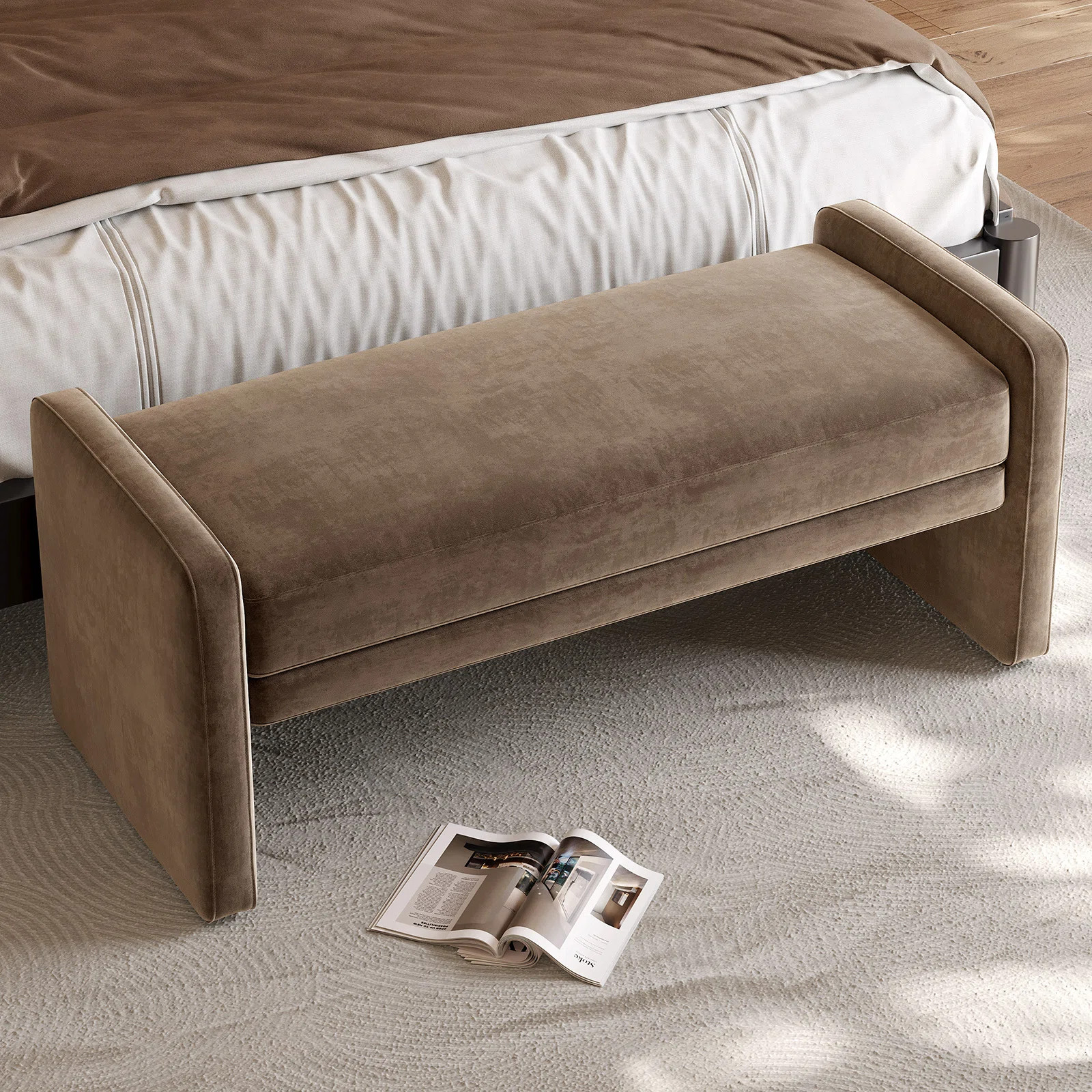 2-in-1 Upholstered Storage Bench with Cushion, Entryway | Wayfair North America