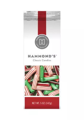 Hammond's Straws Christmas Mixed Filled with Chocolate or Creme Gift Bag | Belk