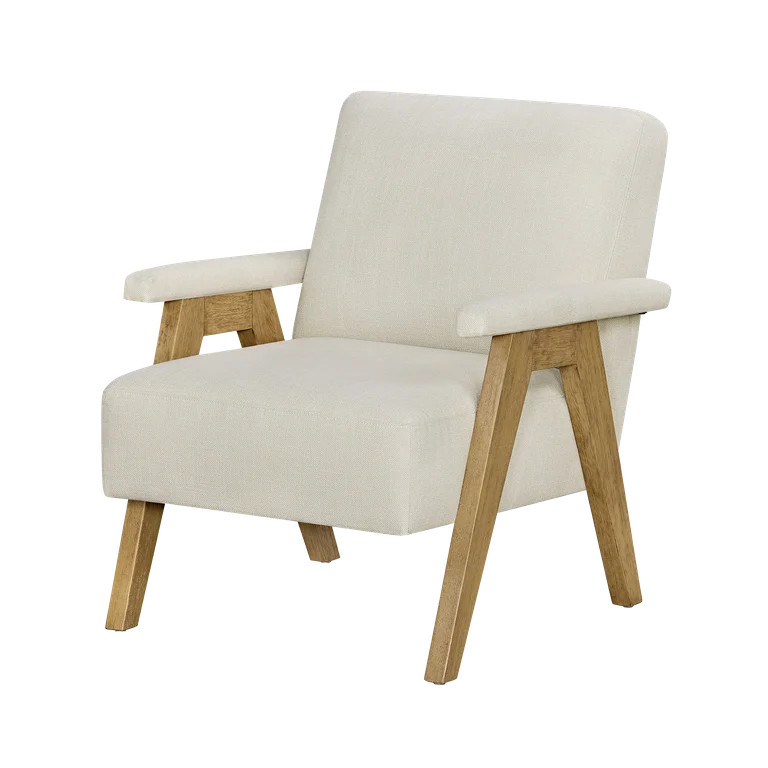 Better Homes & Gardens Ezra Accent Chair, Living Room, Cream | Walmart (US)