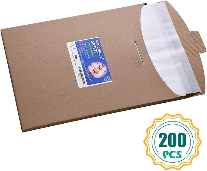 Parchment Paper Sheets-200 Count, 12x16 inch Parchment Baking Paper Fit for Half Sheet Baking Pan | Amazon (US)