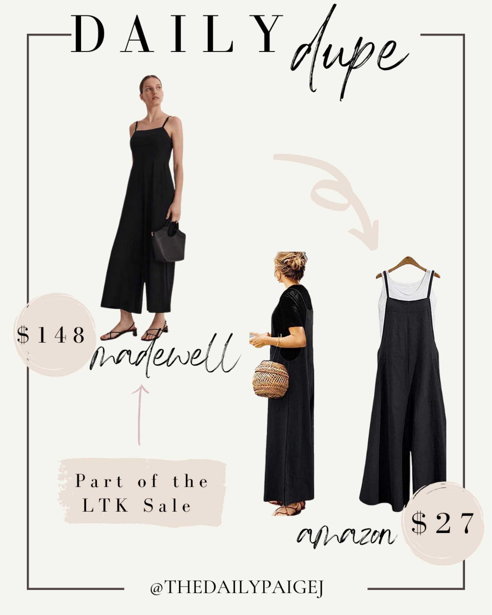 This great Madewell square neck jumper is on major sale for the LTK sale! Take 25% off the Madewell site this weekend only! If you’re looking for a less expensive option and don’t want to break the bank, this Amazon jumper is a great look for less and comes in under $30! 

Fall outfits, looks for less, Madewell on sale, fall outfits, fall outfits on sale, fall finds, jumpsuit on sale, black jumpsuit, Amazon finds, Amazon fashion

#LTKSale #LTKSeasonal #LTKfindsunder50