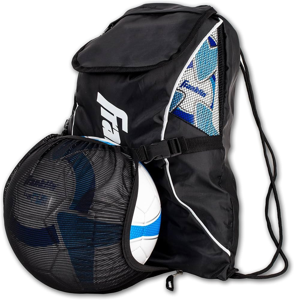 Franklin Sports Soccer Bags - Deluxe Soccer Backpacks with Ball Holder - Boys + Girls Equipment B... | Amazon (US)